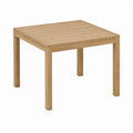 Esstisch Natur Teak-Massivholz quadratisch 90 x 90 x 75 cm