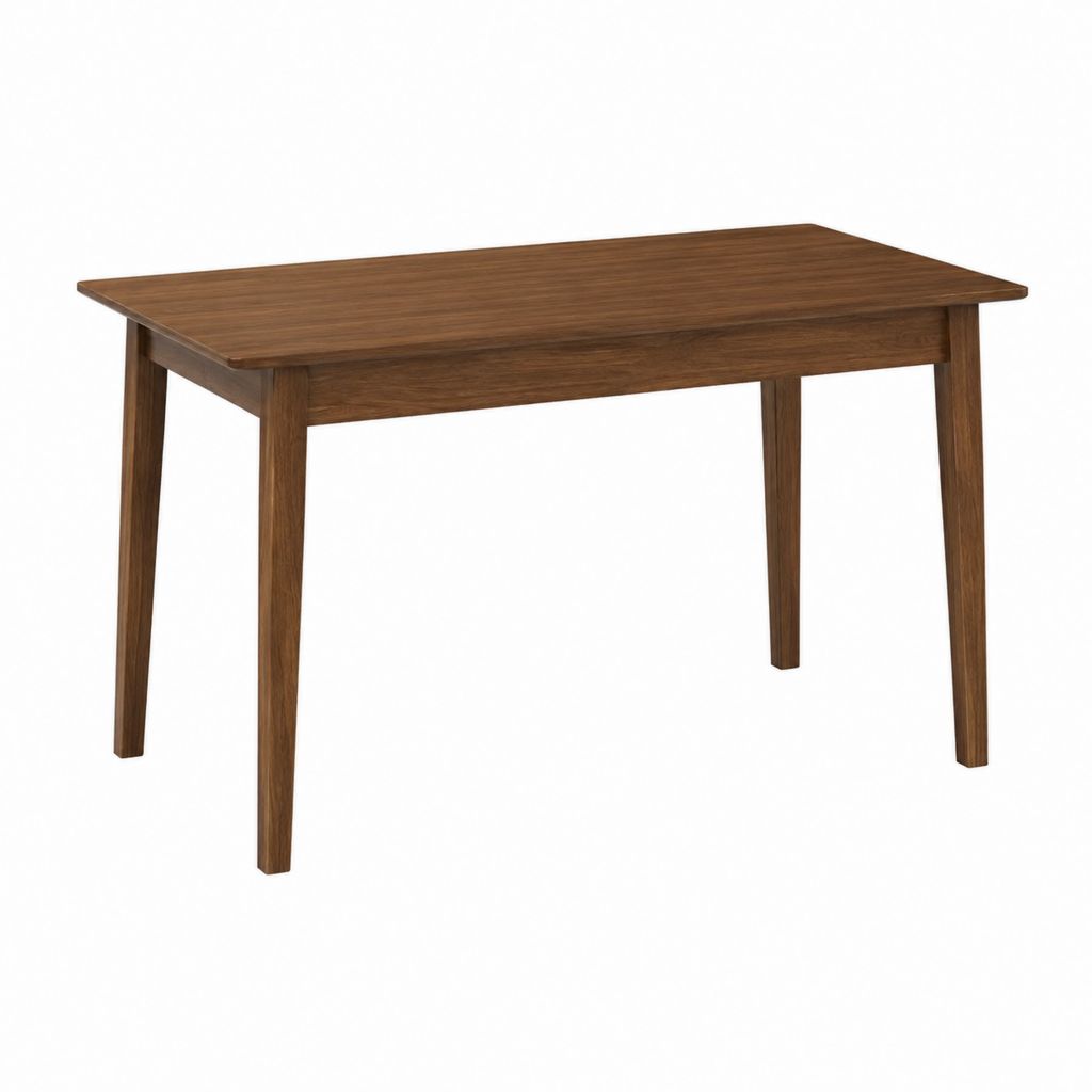 Esstisch Rechteckig Walnussfarben Massivholz 120 x 75 x 75 cm