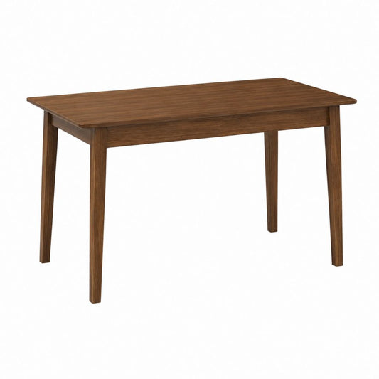 Esstisch Rechteckig Walnussfarben Massivholz 120 x 75 x 75 cm